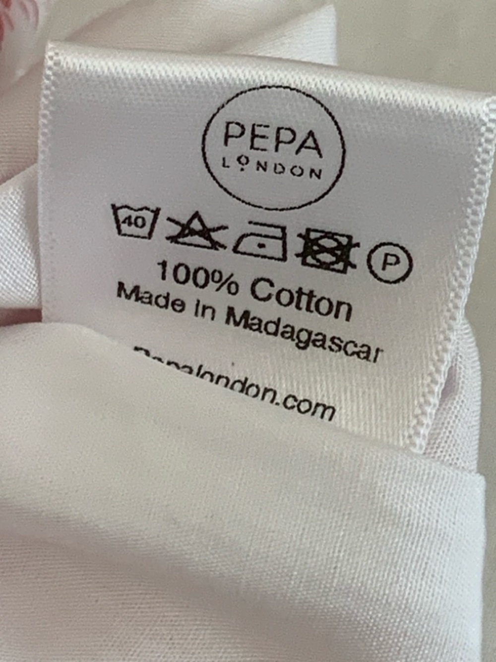 NWT Pepa London Audrey Smocked Toile Romper Pink 18M - Picture 7 of 12